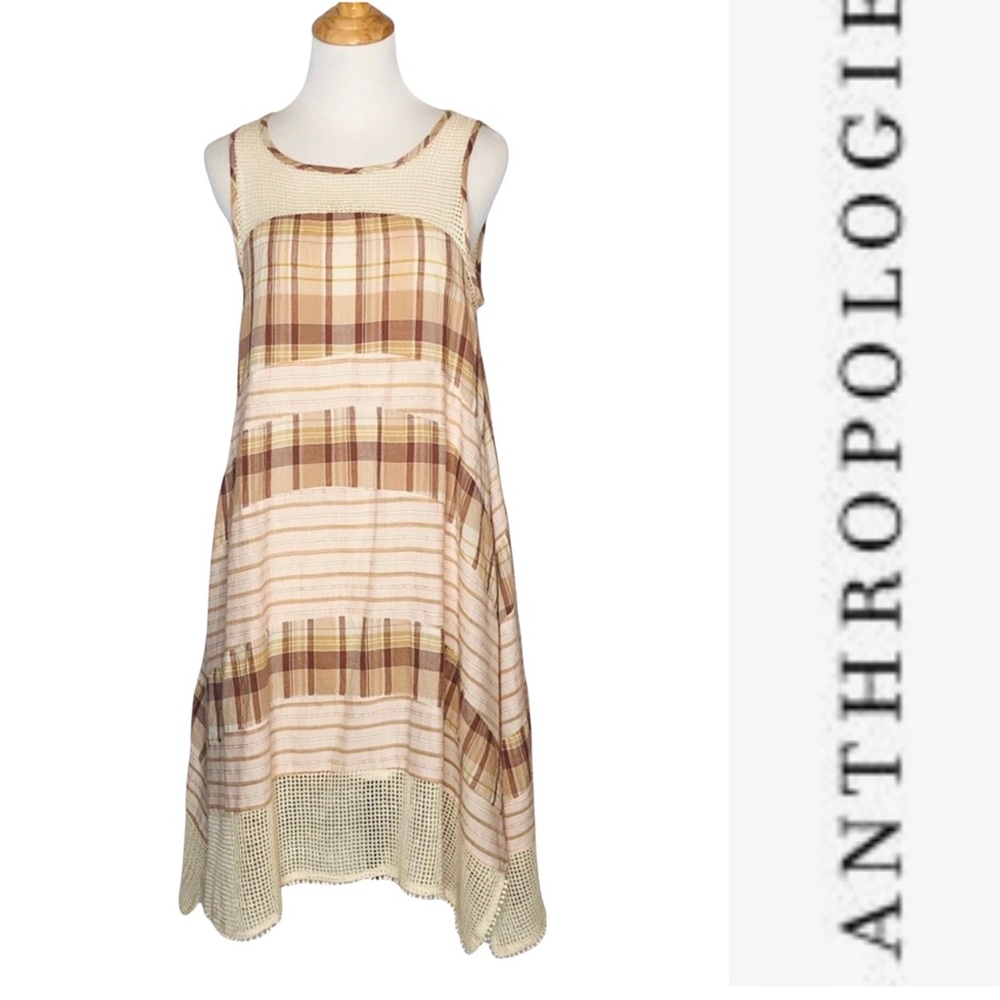 Last Chance…Anthropologie Holding Horses Edgewood Swing Midi Dress xs - Picture 2 of 11